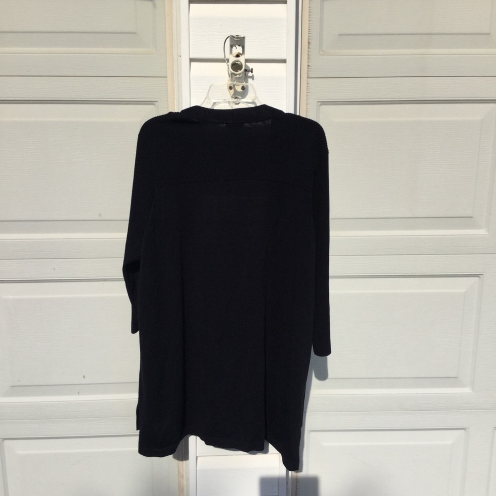 NWT Talbots Navy Blue Fly-Away Cardigan Sweater - Picture 5 of 5